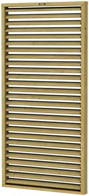 Hillhout scherm vuren shutters 90x180cm geïmpregneerd - afbeelding 1