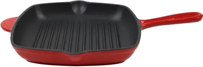 HIT Trading grillpan m 5x43x29cm rood