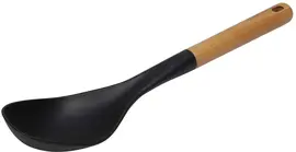 HIT trading Opscheplepel hout/nylon zwart 33 cm kopen?