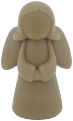 Home Society kaars engel 13x10x19cm taupe 