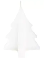 Home Society kaars kerstboom 6.5x8cm wit 1 stuks - afbeelding 2