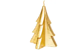 Home Society kaars kerstboom 9x12cm goud 1 stuks kopen?