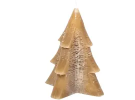 Home Society kaars kerstboom 9x12cm taupe 1 stuks kopen?
