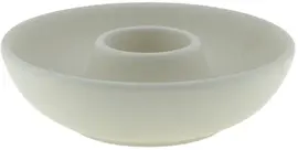 Home Society kandelaar keramiek ary xl 12x3.5cm gebroken wit