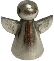 Home Society kerstfiguur metaal gaby engel small 8x7x5cm zilver kopen?