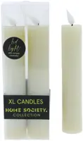 Home Society LED dinerkaars xl 3.5x20.5cm greige 2 stuks - afbeelding 1