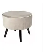 Home Society Tess voetenbankje velvet grijs/salie kopen?