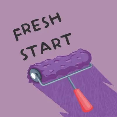 HomeBound tegeltje keramiek fresh start 10.5x10.5cm 