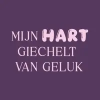 HomeBound tegeltje keramiek mijn hart giechelt 10.5x10.5cm  kopen?