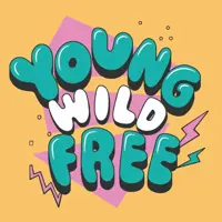 HomeBound tegeltje keramiek young wild and free 10.5x10.5cm  kopen?