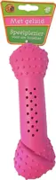 Hondenspeelgoed crunchy bot 17,5 cm roze - afbeelding 1