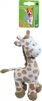 Hondenspeelgoed pluche staande giraffe, 20 cm met piep. kopen?