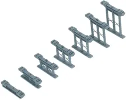 Hornby pijlers hellend voor rails 1:76 grijs 7st kopen?