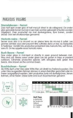 Horti tops Stamsnijbonen ferrari  - afbeelding 2