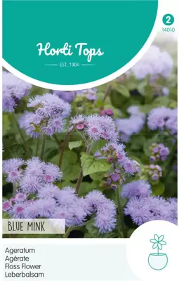 Horti tops zaden ageratum, leverbalsem blue mink - afbeelding 1