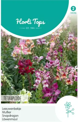 Horti tops zaden antirrhinum, leeuwenbekje tetraploide gemengd - afbeelding 1