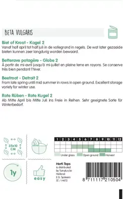 Horti tops zaden bieten kogel 2 - afbeelding 2