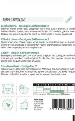 Horti tops zaden bleekselderie goudgele zelfblekende 2 - afbeelding 2