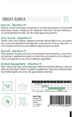 Horti tops zaden broccoli marathon f1 - afbeelding 2