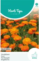 Horti tops zaden calendula, goudsbloem ball's oranje dubbelbloemig - afbeelding 1