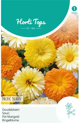 Horti tops zaden calendula, goudsbloem pacific beauty gemengd - afbeelding 1