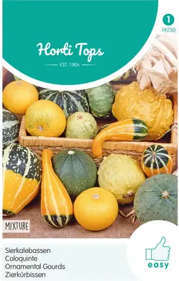Horti tops zaden cucurbita, sierkalebas kleinvruchtig gemengd - afbeelding 1