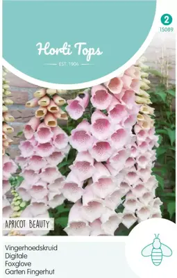 Horti tops zaden Digitalis apricot beauty 0.5g - afbeelding 1