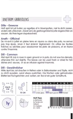 Horti tops zaden dille - afbeelding 2