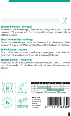 Horti tops zaden Eetbare bloemen mengsel - afbeelding 2