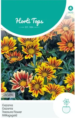 Horti tops zaden gazania sunshine gemengd - afbeelding 1