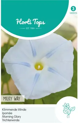 Horti tops zaden ipomoea, klimmende winde milky way - afbeelding 1