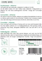 Horti tops zaden komkommers johanna - afbeelding 2