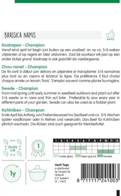 Horti tops zaden koolraap champion - afbeelding 2