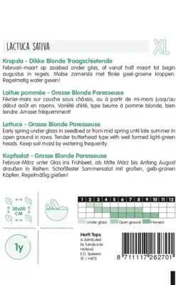 Horti tops zaden kropsla dikke blonde traagschietende - afbeelding 2