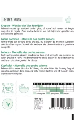 Horti tops zaden kropsla wonder van vier jaargetijden - afbeelding 2