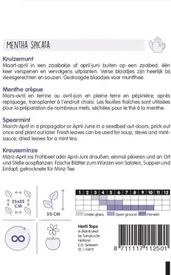 Horti tops zaden kruizemunt - afbeelding 2