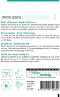 Horti tops zaden lathyrus, reuk- of siererwt royal family rood - afbeelding 2