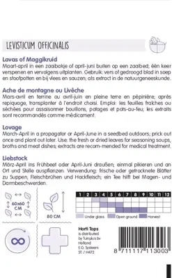 Horti tops zaden lavas (maggiplant) - afbeelding 2