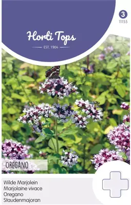 Horti tops zaden marjolein - oregano (rosebloeiend) - afbeelding 1