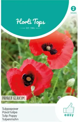 Horti tops zaden papaver, tulppapaver - afbeelding 1
