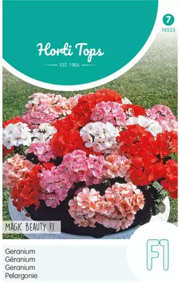 Horti tops zaden pelargonium, geranium magic beauty - afbeelding 1