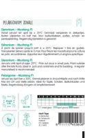 Horti tops zaden pelargonium, geranium mustang - afbeelding 2