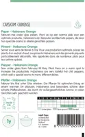 Horti Tops zaden Peper Habanero, oranje - afbeelding 2