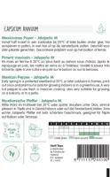 Horti tops zaden peper jalapeño mexicaanse - afbeelding 2