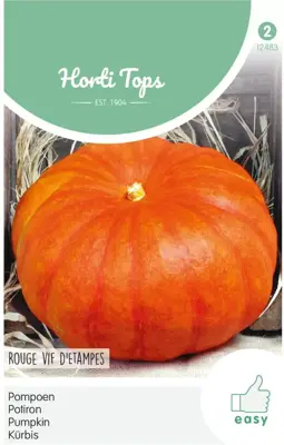 Horti tops zaden pompoenen rode van etampes - afbeelding 1