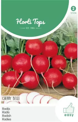 Horti tops zaden radijs cherry belle - afbeelding 1
