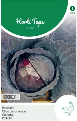Horti tops zaden rodekool roodkop - afbeelding 1