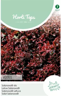 Horti tops zaden Salanova - Vidotex (rood) - afbeelding 1