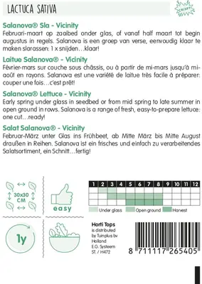 Horti tops zaden Salanova - Vincinity (groen) - afbeelding 2