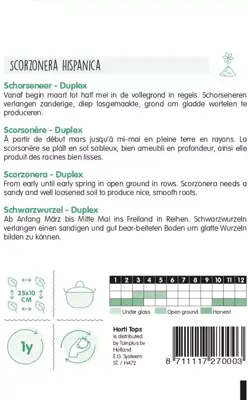 Horti tops zaden schorseneren duplex - afbeelding 2